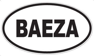 BAEZA - Oval Magnet