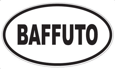 BAFFUTO - Oval Magnet
