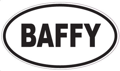 BAFFY - Oval Magnet