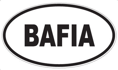 BAFIA - Oval Magnet