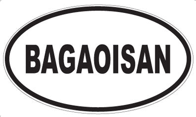 BAGAOISAN - Oval Magnet
