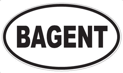 BAGENT - Oval Magnet