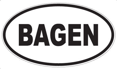 BAGEN - Oval Magnet