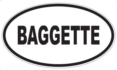 BAGGETTE - Oval Magnet