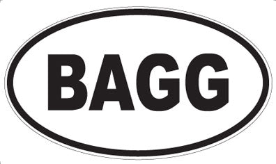 BAGG - Oval Magnet