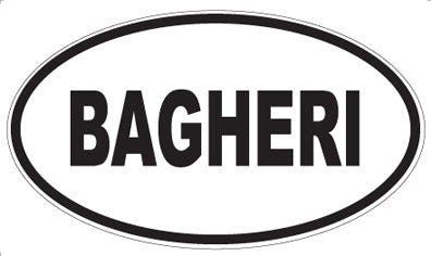 BAGHERI - Oval Magnet