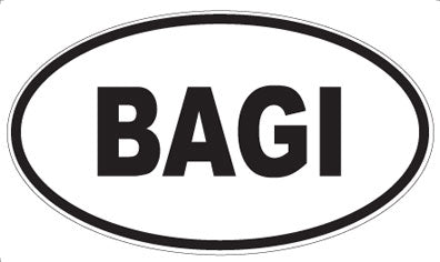 BAGI - Oval Magnet
