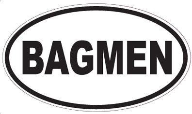 BAGMEN - Oval Sticker