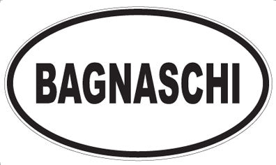BAGNASCHI - Oval Magnet