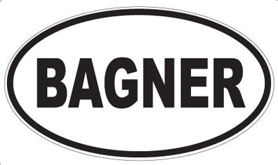 BAGNER - Oval Magnet