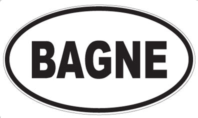 BAGNE - Oval Magnet
