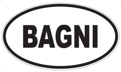 BAGNI - Oval Magnet