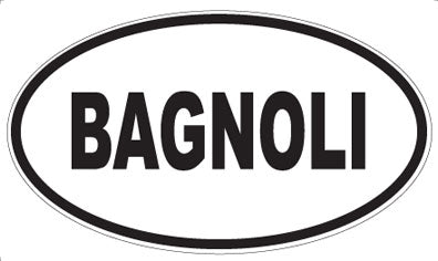 BAGNOLI - Oval Magnet