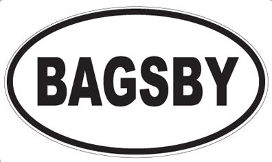 BAGSBY - Oval Magnet