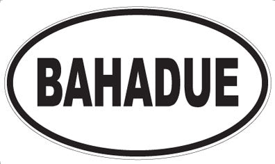 BAHADUE - Oval Magnet