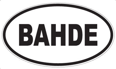 BAHDE - Oval Magnet