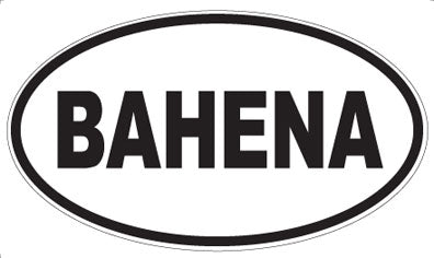BAHENA - Oval Magnet