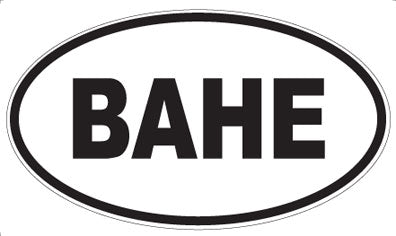 BAHE - Oval Magnet
