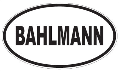 BAHLMANN - Oval Magnet