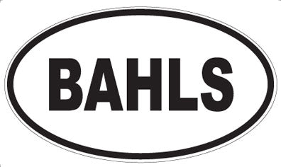 BAHLS - Oval Magnet