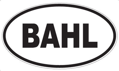 BAHL - Oval Magnet