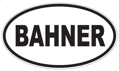 BAHNER - Oval Magnet
