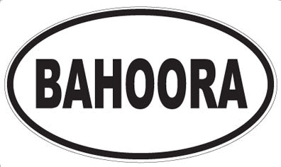 BAHOORA - Oval Magnet