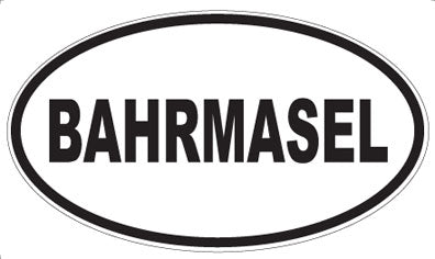 BAHRMASEL - Oval Magnet