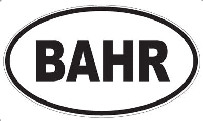 BAHR - Oval Magnet