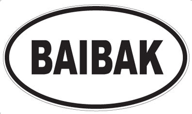BAIBAK - Oval Magnet