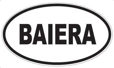 BAIERA - Oval Magnet