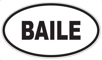 BAILE - Oval Magnet