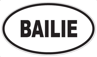 BAILIE - Oval Magnet