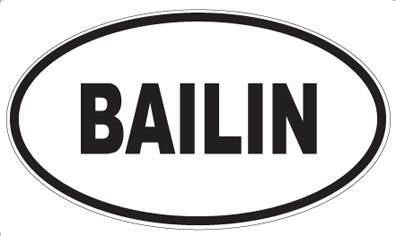 BAILIN - Oval Magnet