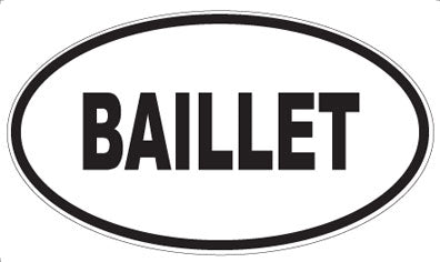 BAILLET - Oval Magnet