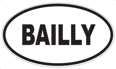BAILLY - Oval Magnet