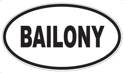 BAILONY - Oval Magnet
