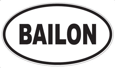 BAILON - Oval Magnet