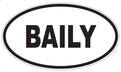 BAILY - Oval Magnet