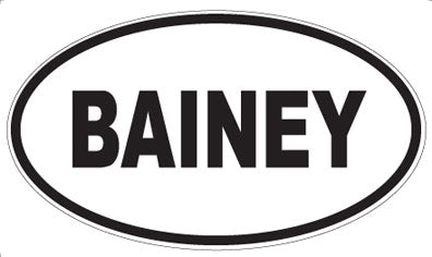 BAINEY - Oval Magnet