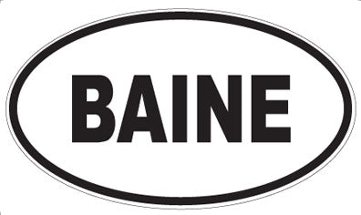 BAINE - Oval Magnet