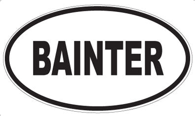 BAINTER - Oval Magnet