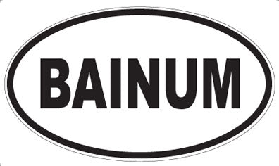 BAINUM - Oval Magnet