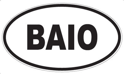 BAIO - Oval Magnet