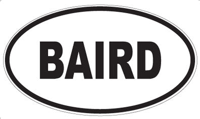 BAIRD - Oval Magnet