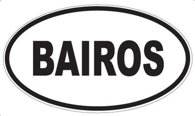 BAIROS - Oval Magnet