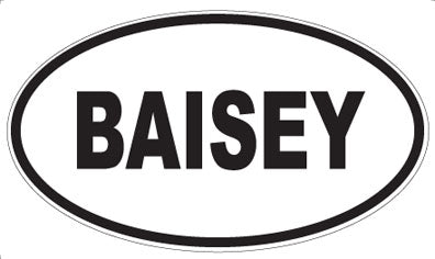 BAISEY - Oval Magnet