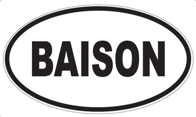 BAISON - Oval Magnet