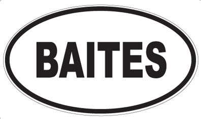 BAITES - Oval Magnet