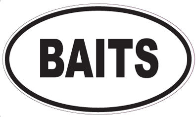 BAITS - Oval Magnet